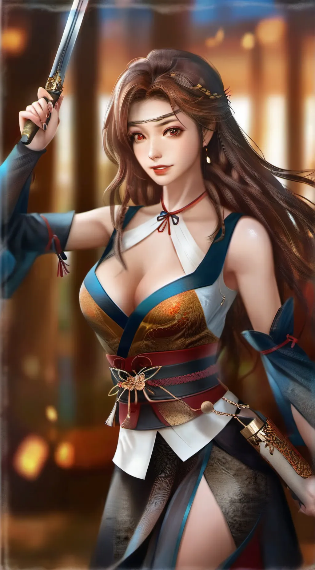 ai character: Ishida Mitsunari background