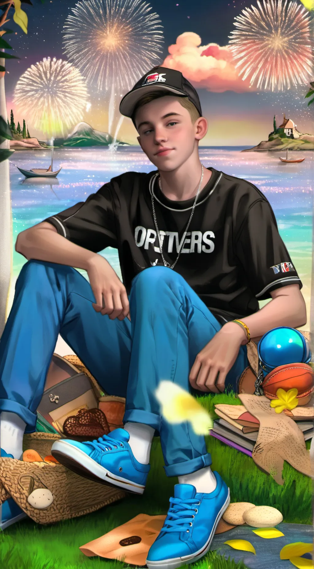 ai character: Cole background