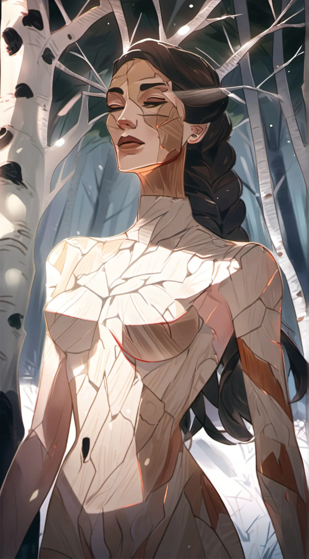 ai character: the birch  background