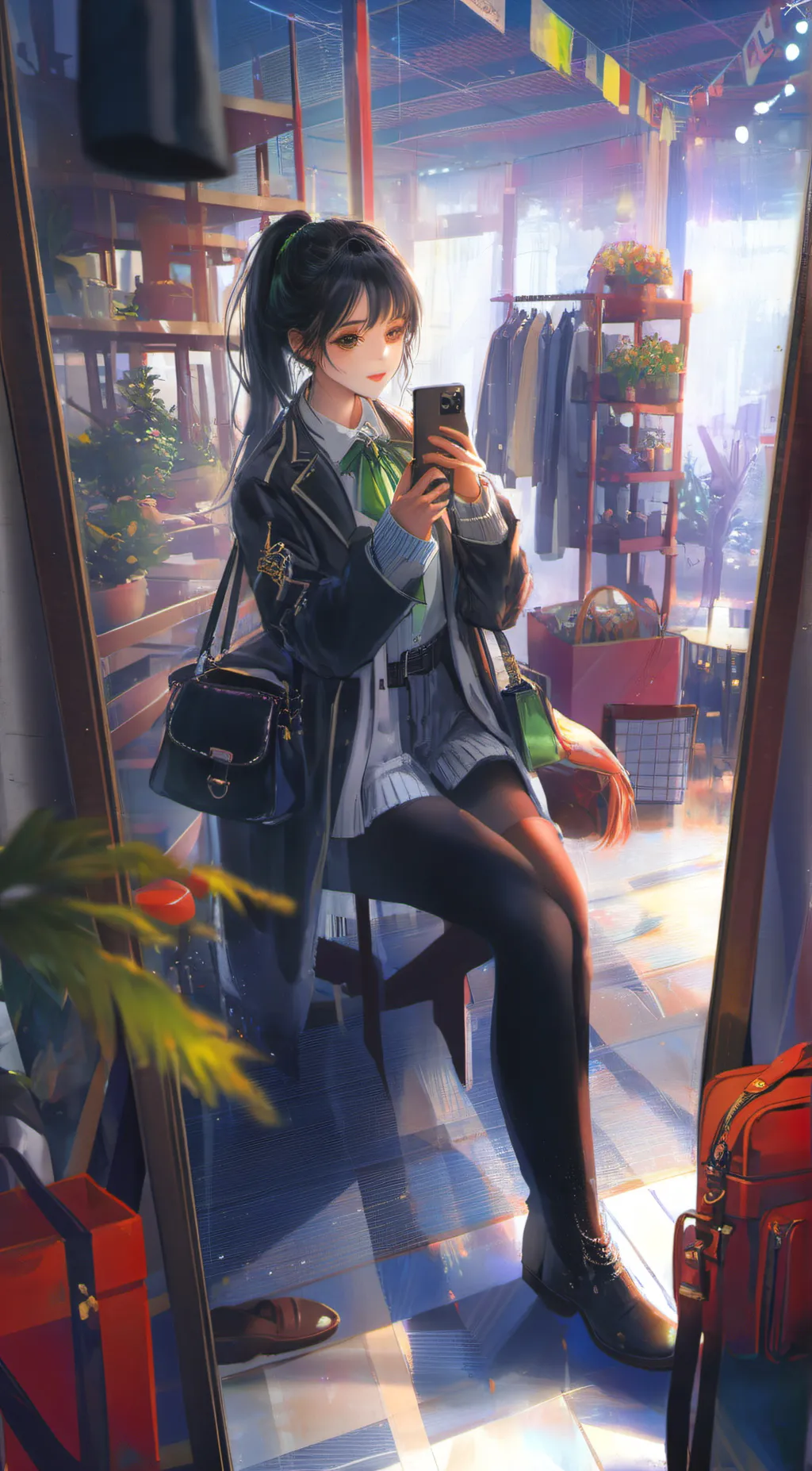 ai character: Veronica  background