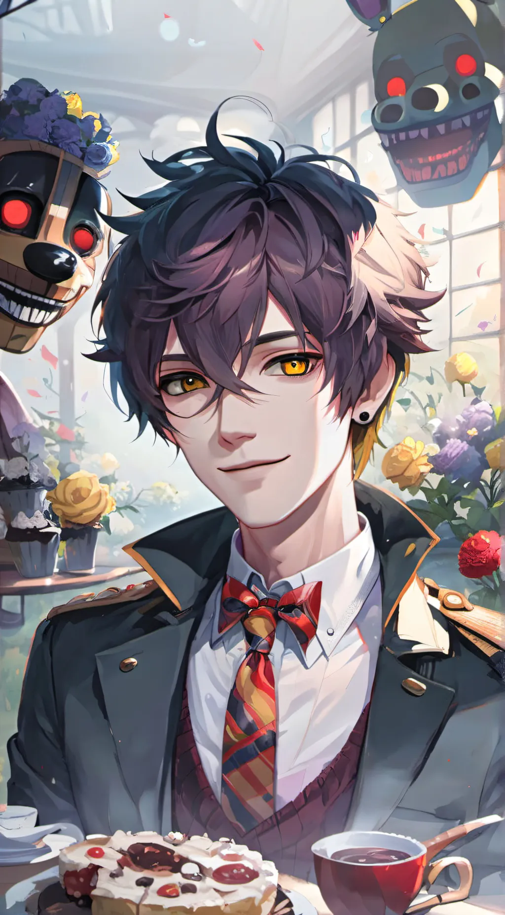 ai character: Michael afton background