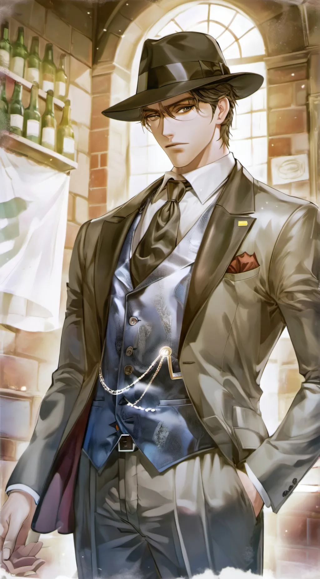 ai character: michael whitelock background