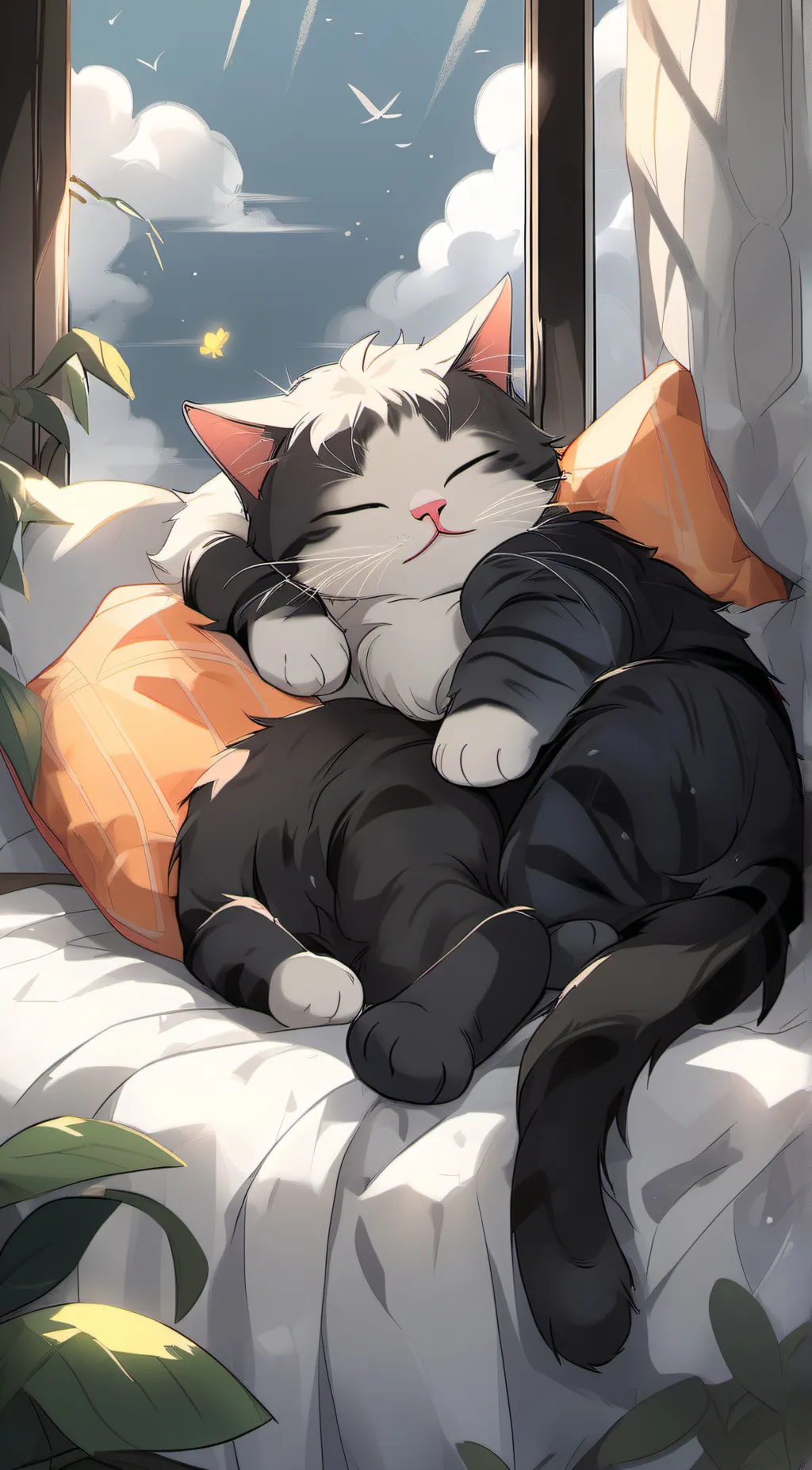 ai character: cat nap background