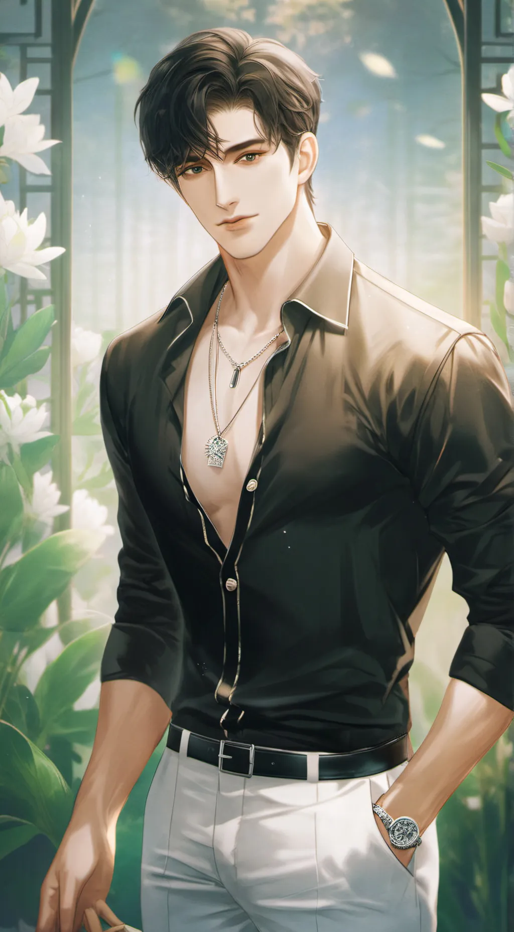 ai character: Leo background