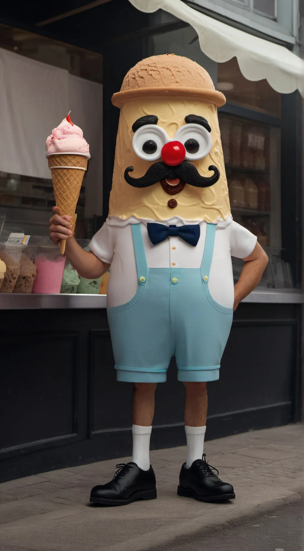 ai character: chillbert fancyman background