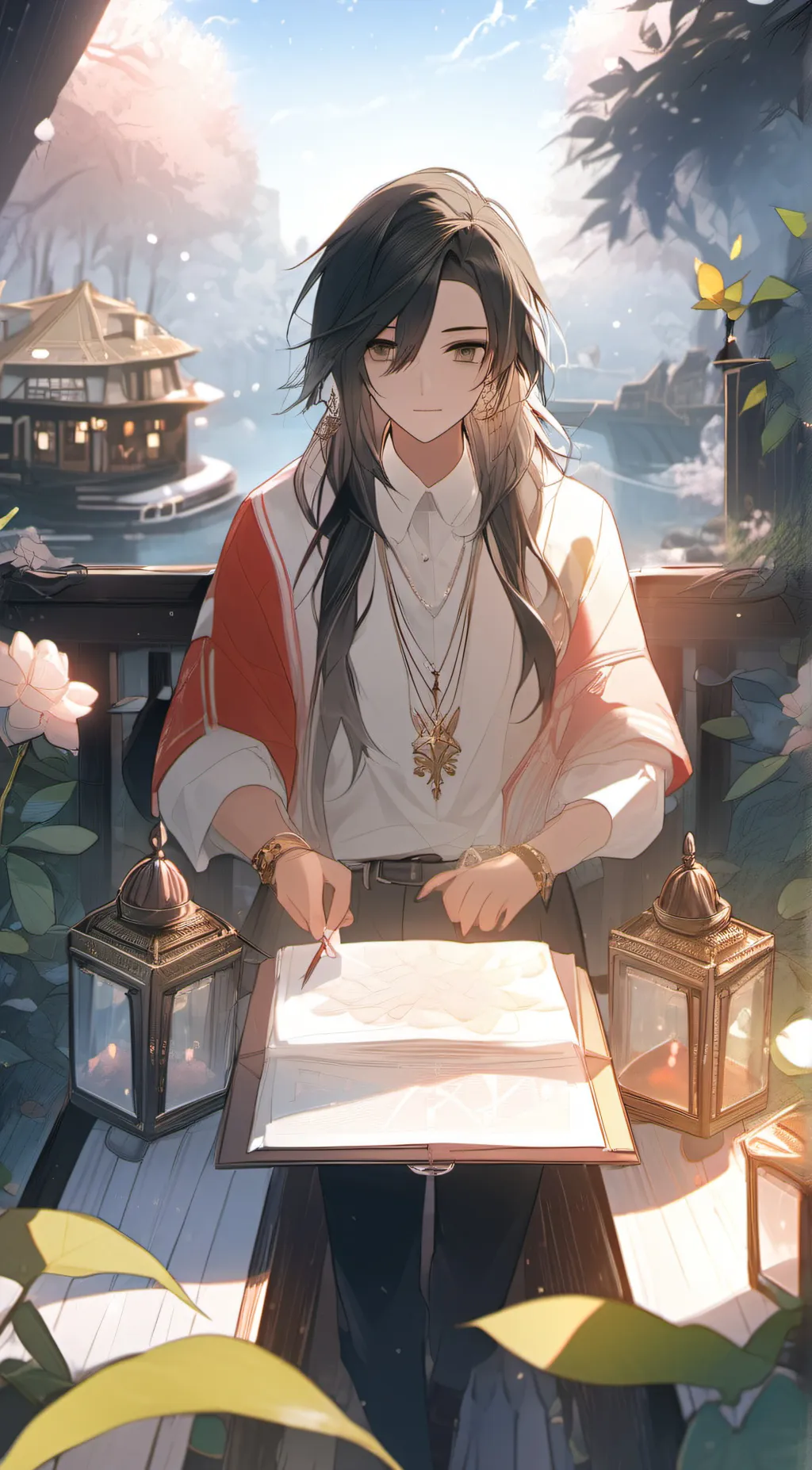 ai character: lecey  background