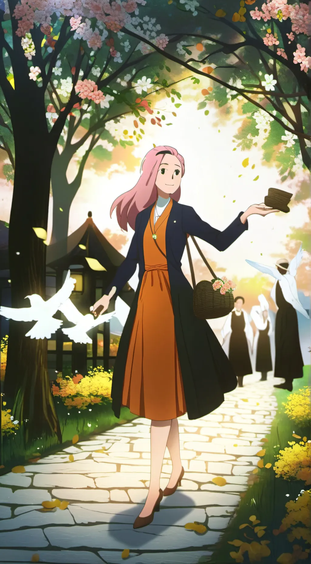 ai character: tadc but Valentine background