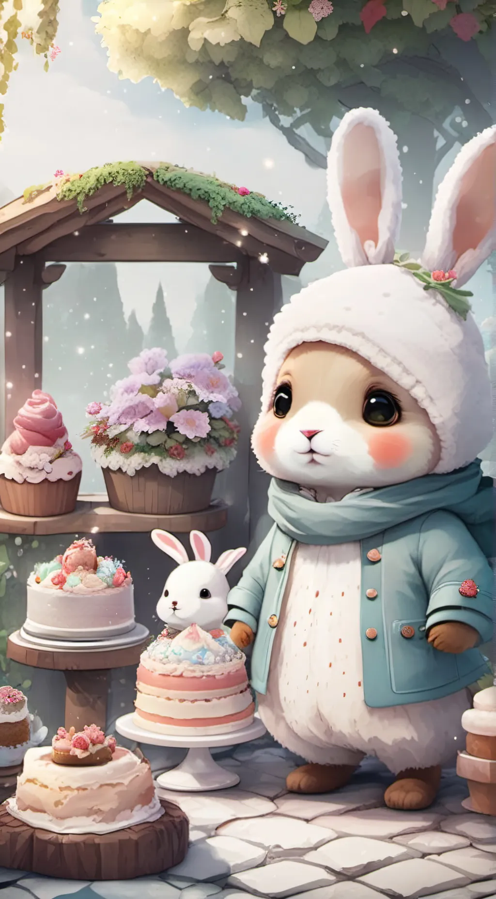 ai character: tina and daisy background