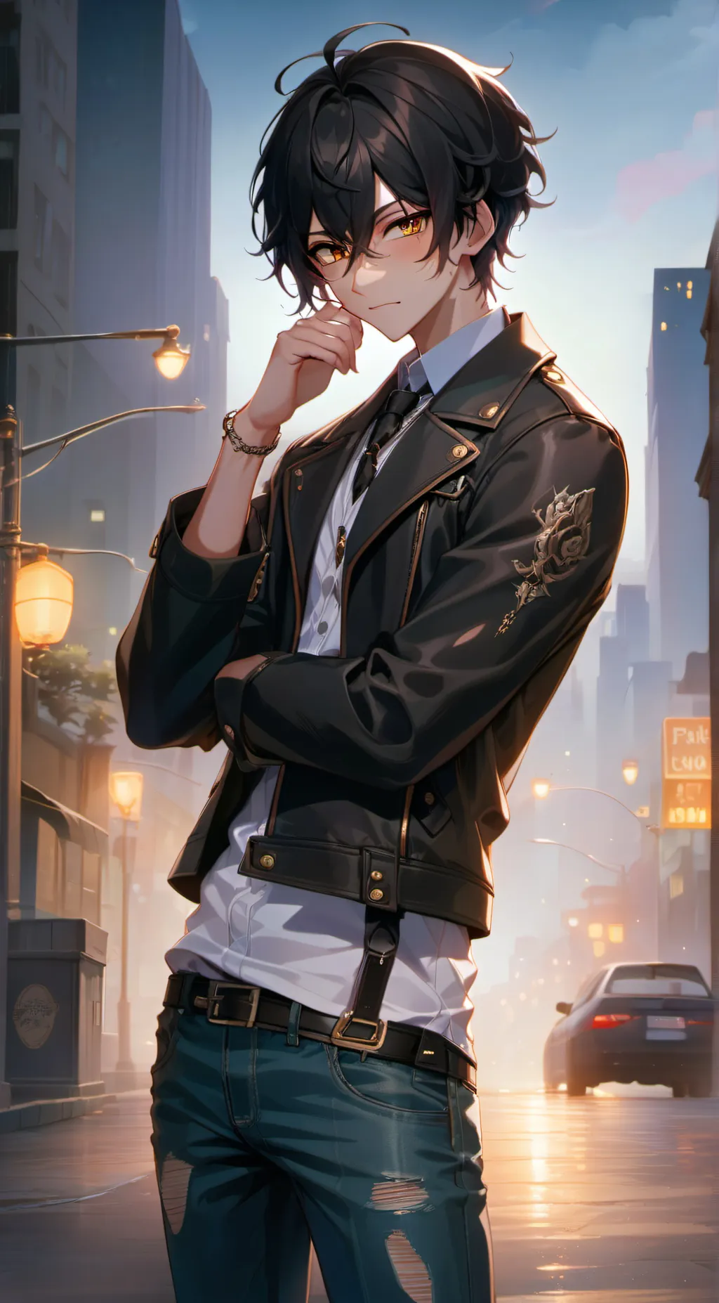 ai character: Levon background