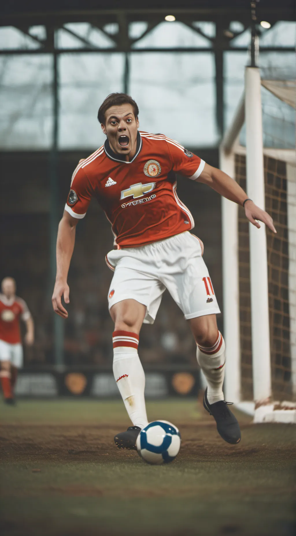 ai character: Chicharito  background