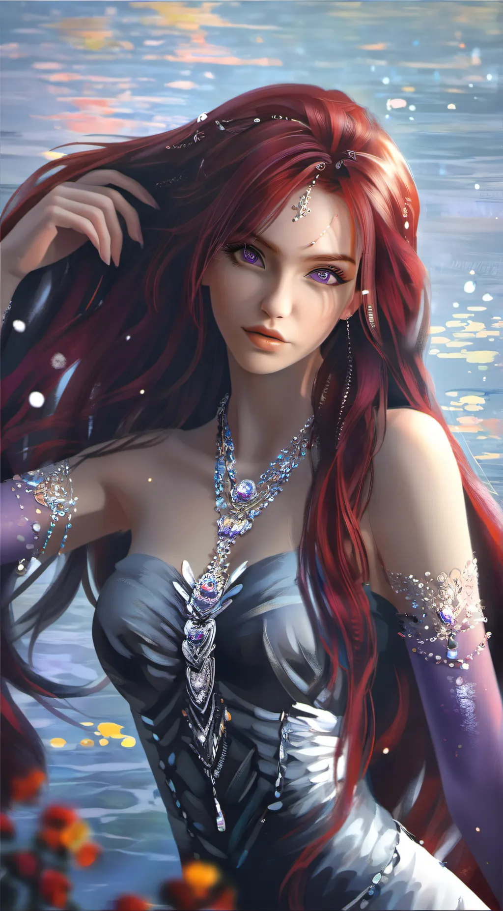 ai character: Lily background