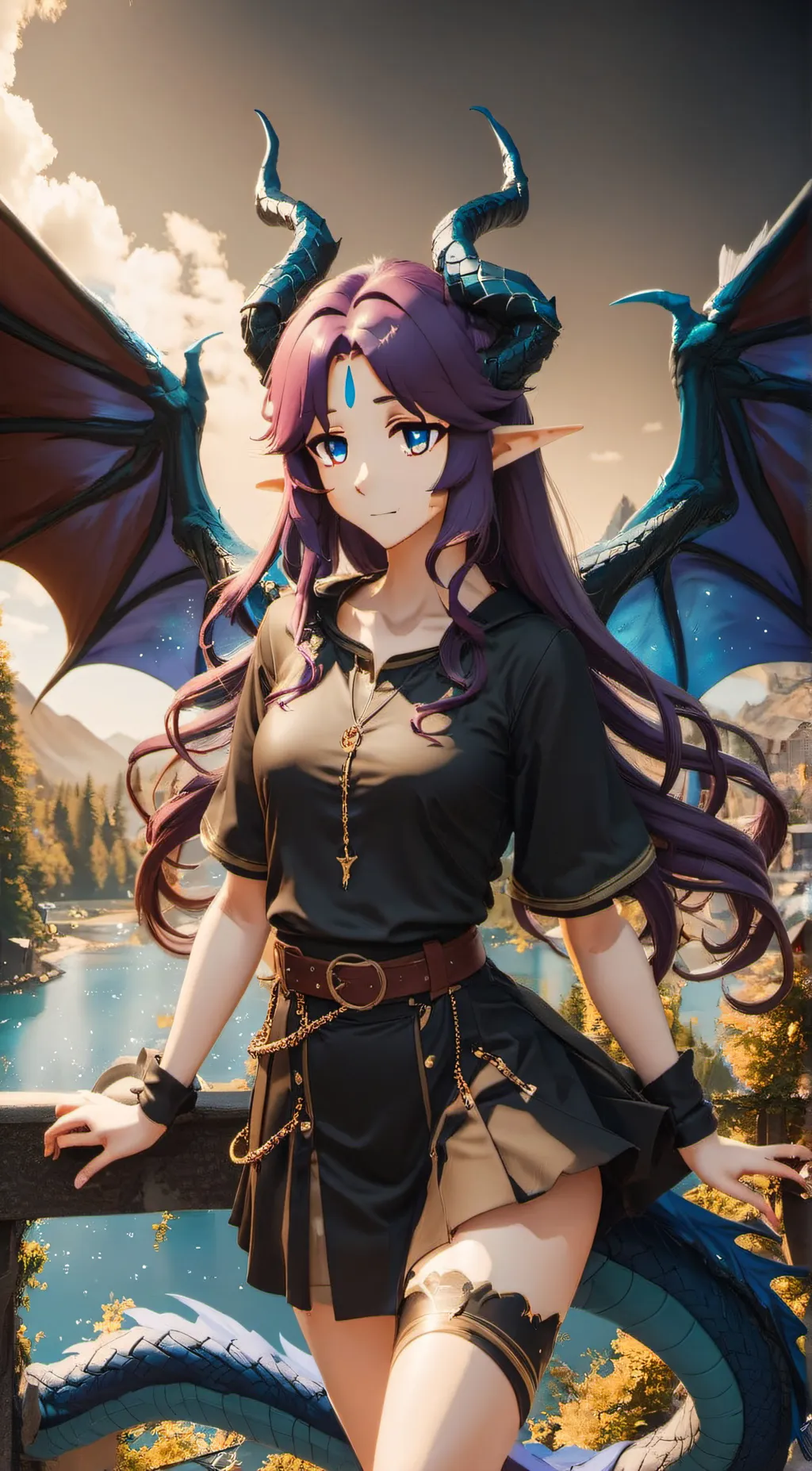 ai character: Monster world background