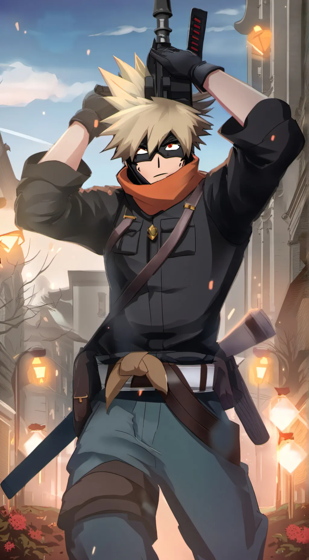 ai character: bakugo _h216 background