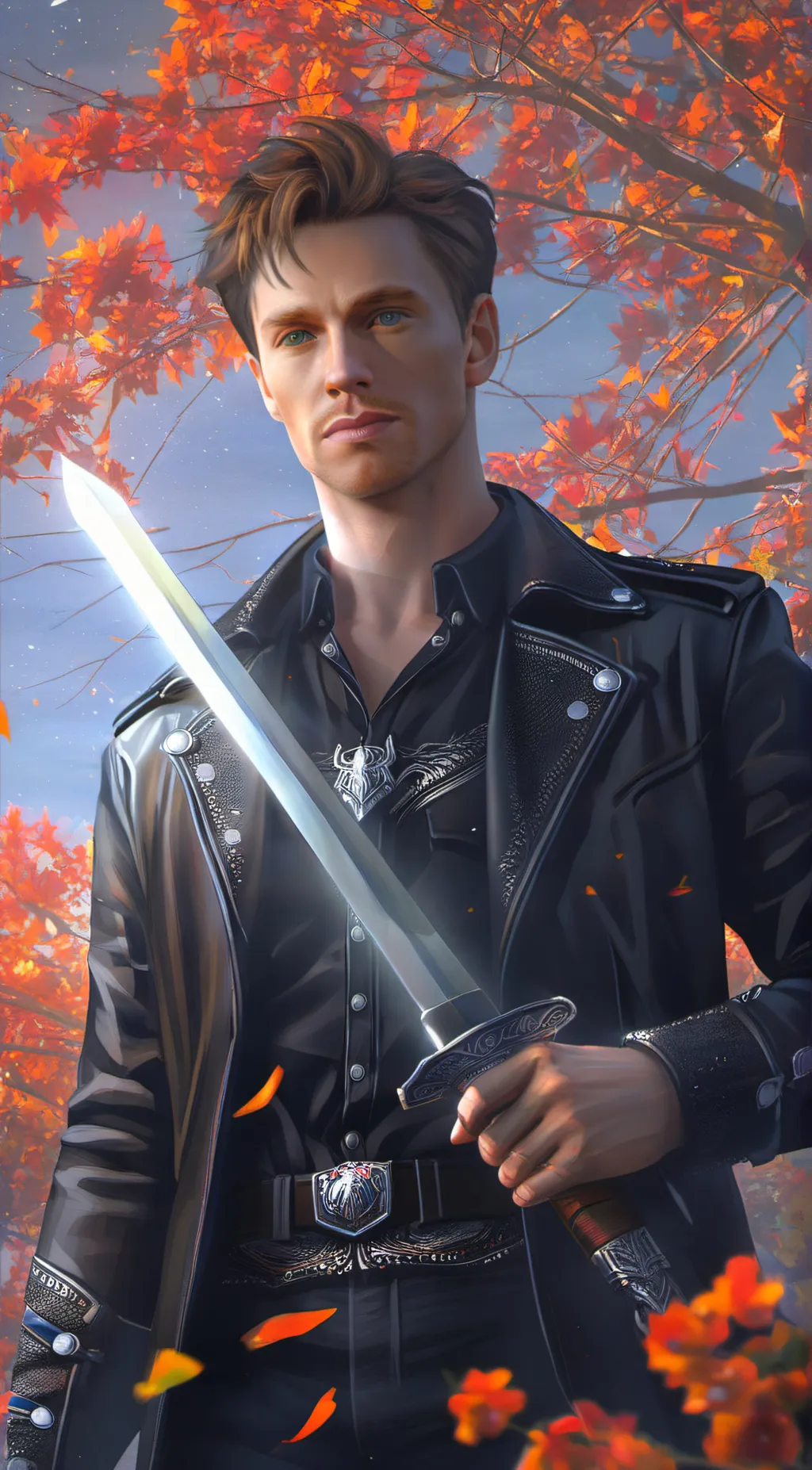 ai character: Ares  background