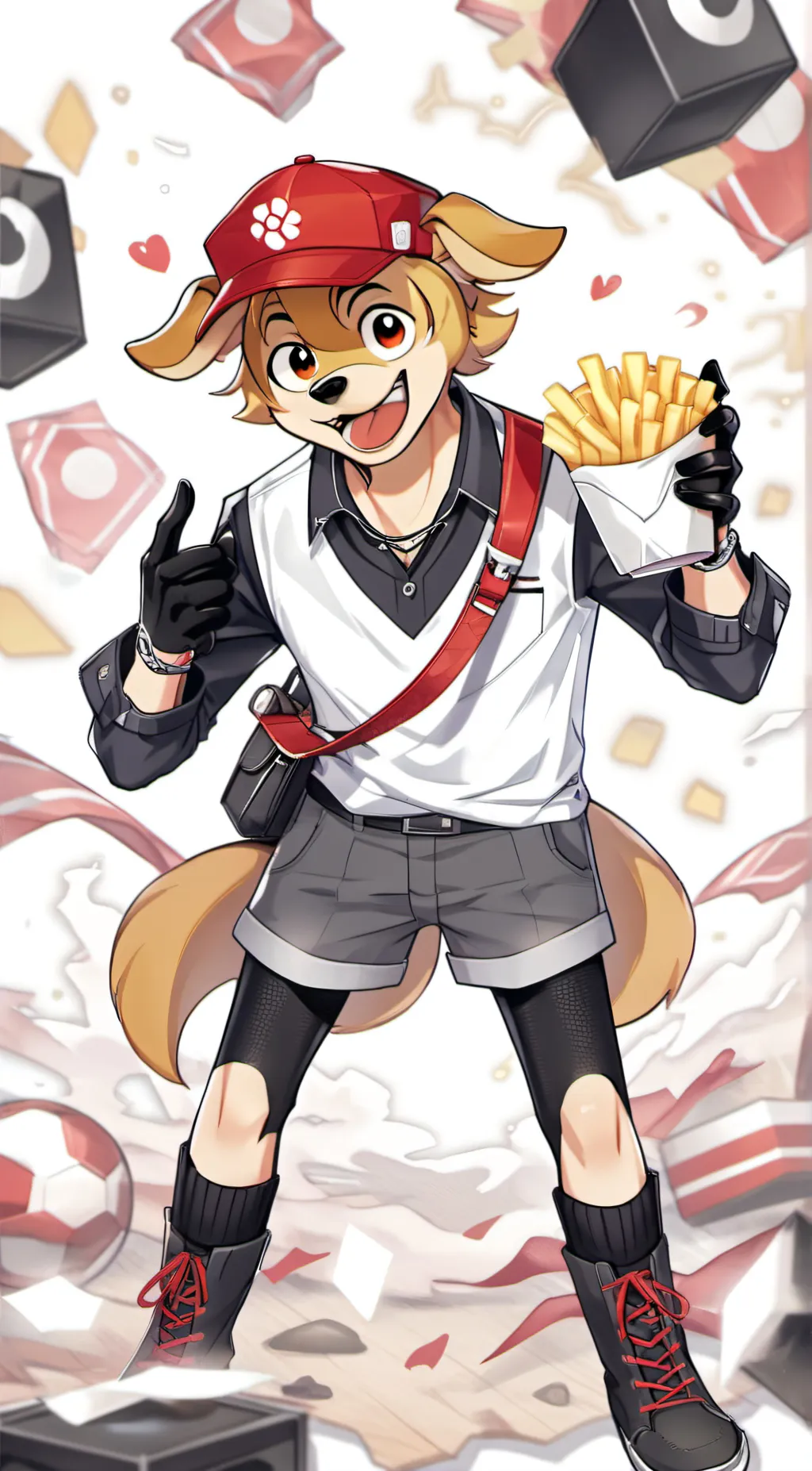 ai character: dogday background