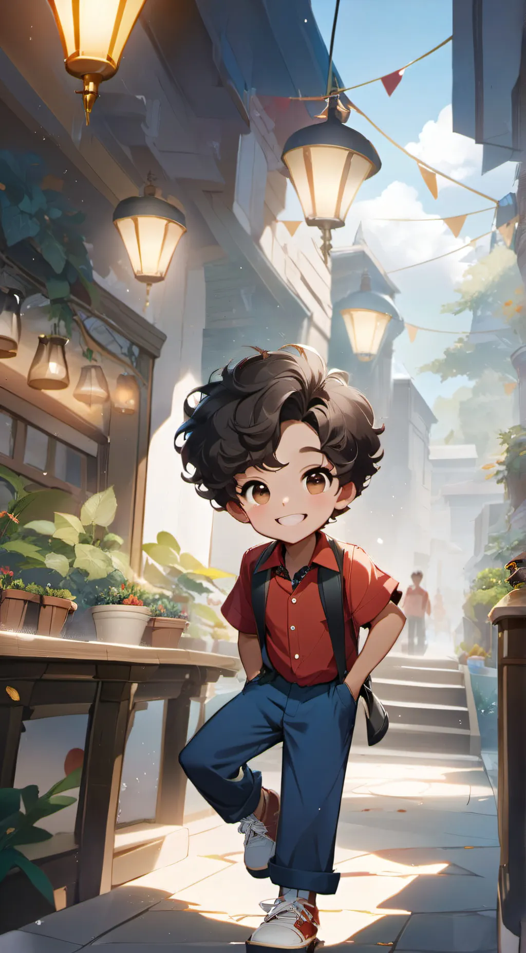 ai character: d background