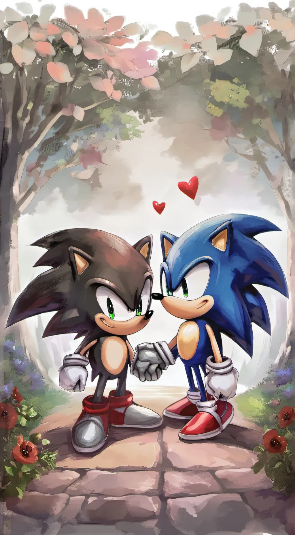 ai character: sonadow background