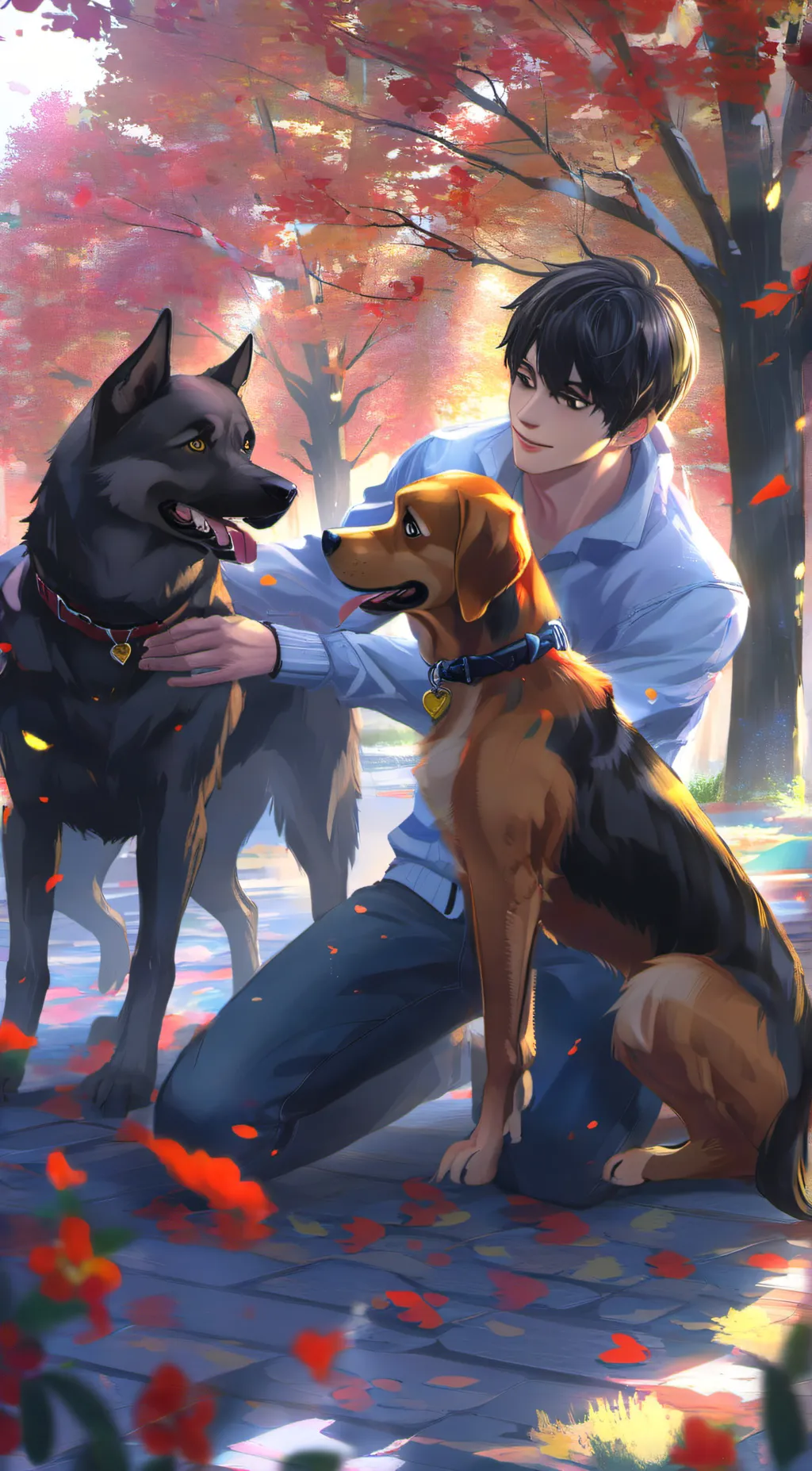 ai character: leo background