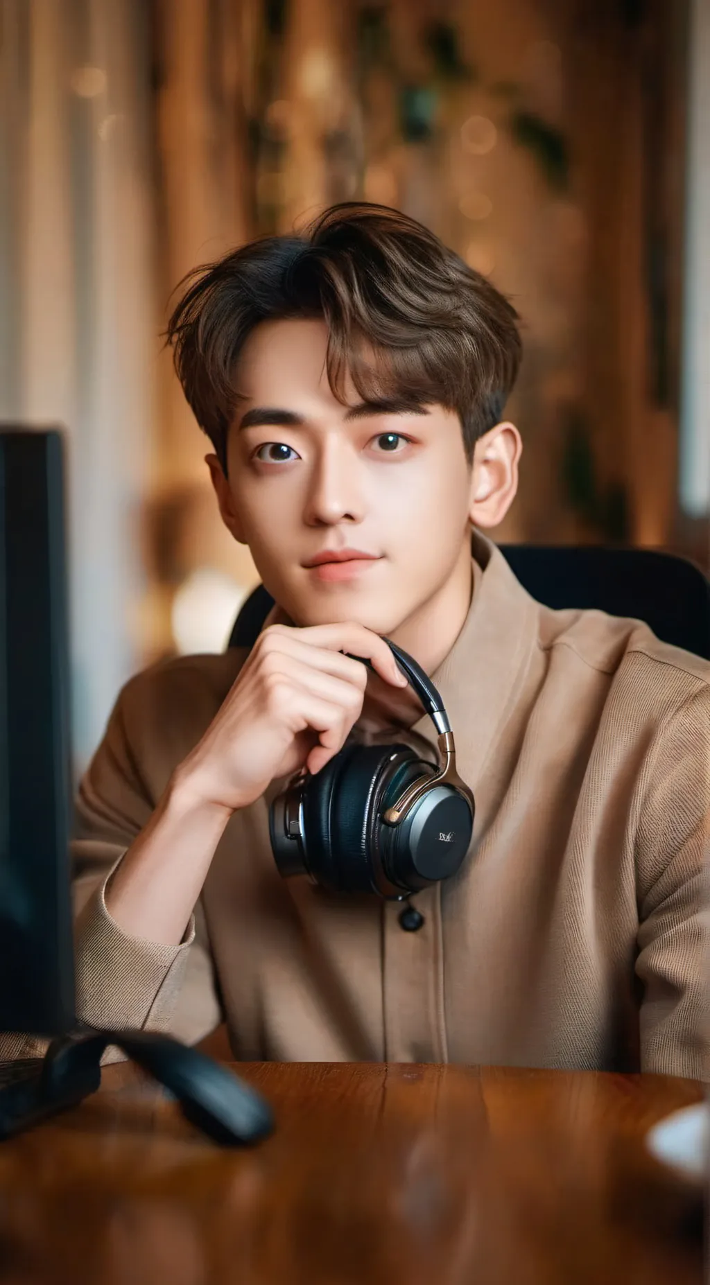 ai character: Albert the youtub background