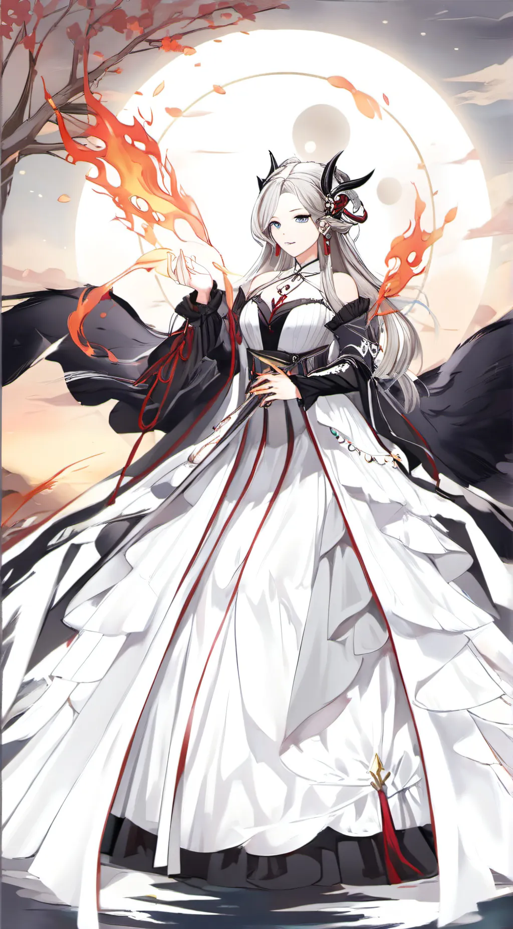 ai character: Aurora background