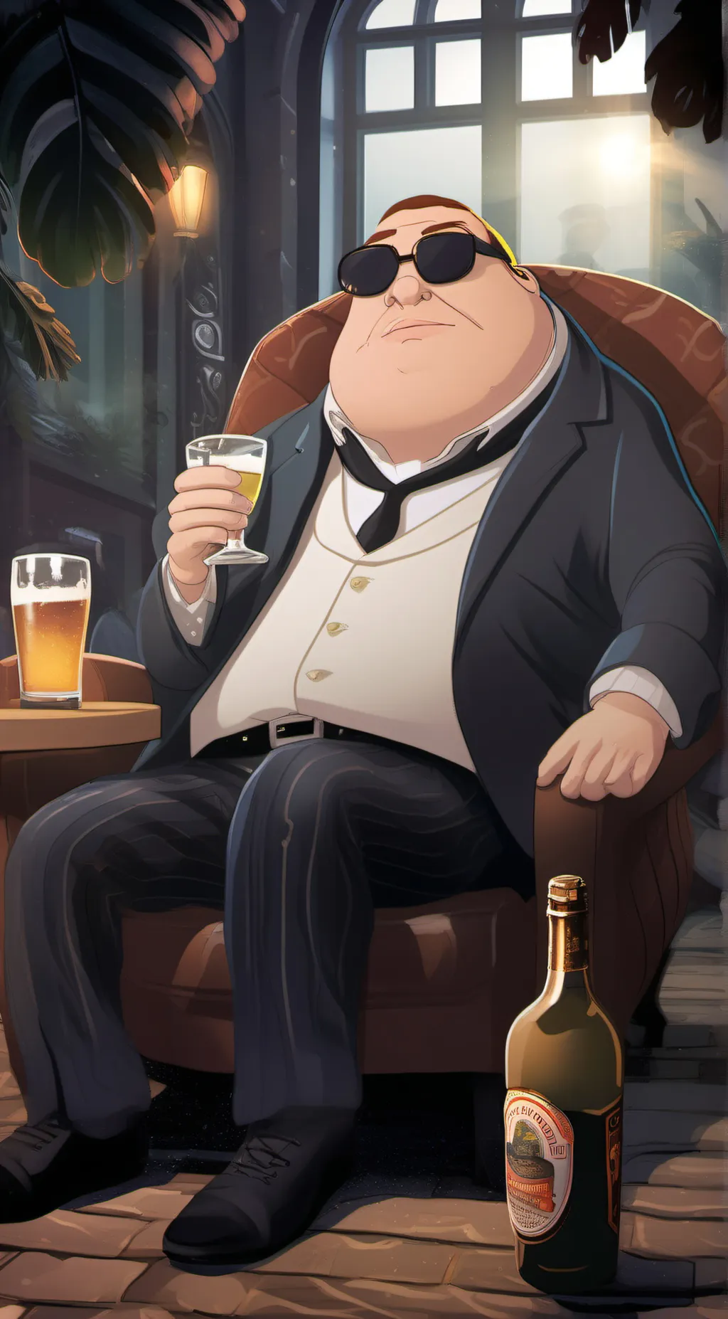 ai character: Peter Griffin background