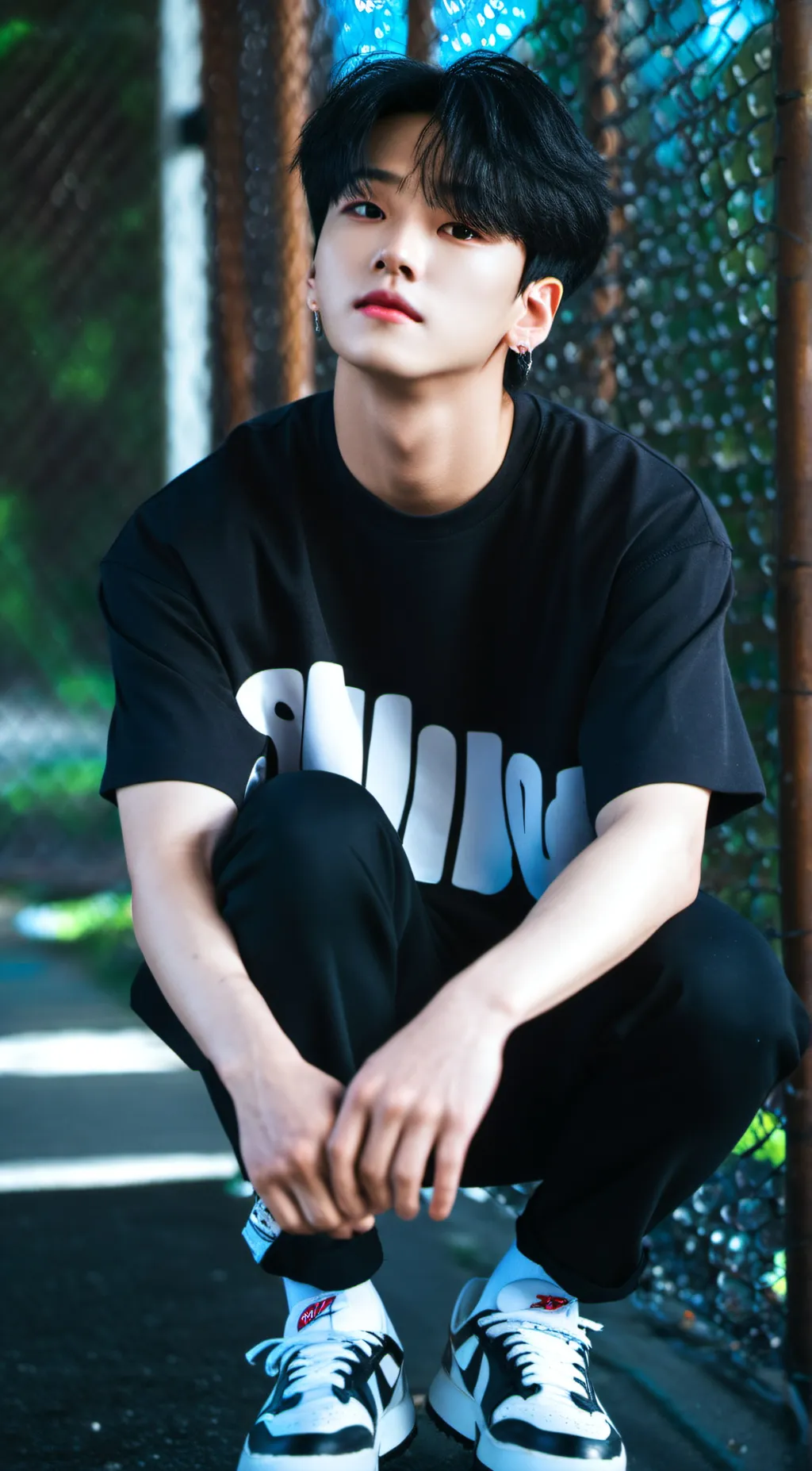 ai character: Hwang Hyunjin  background