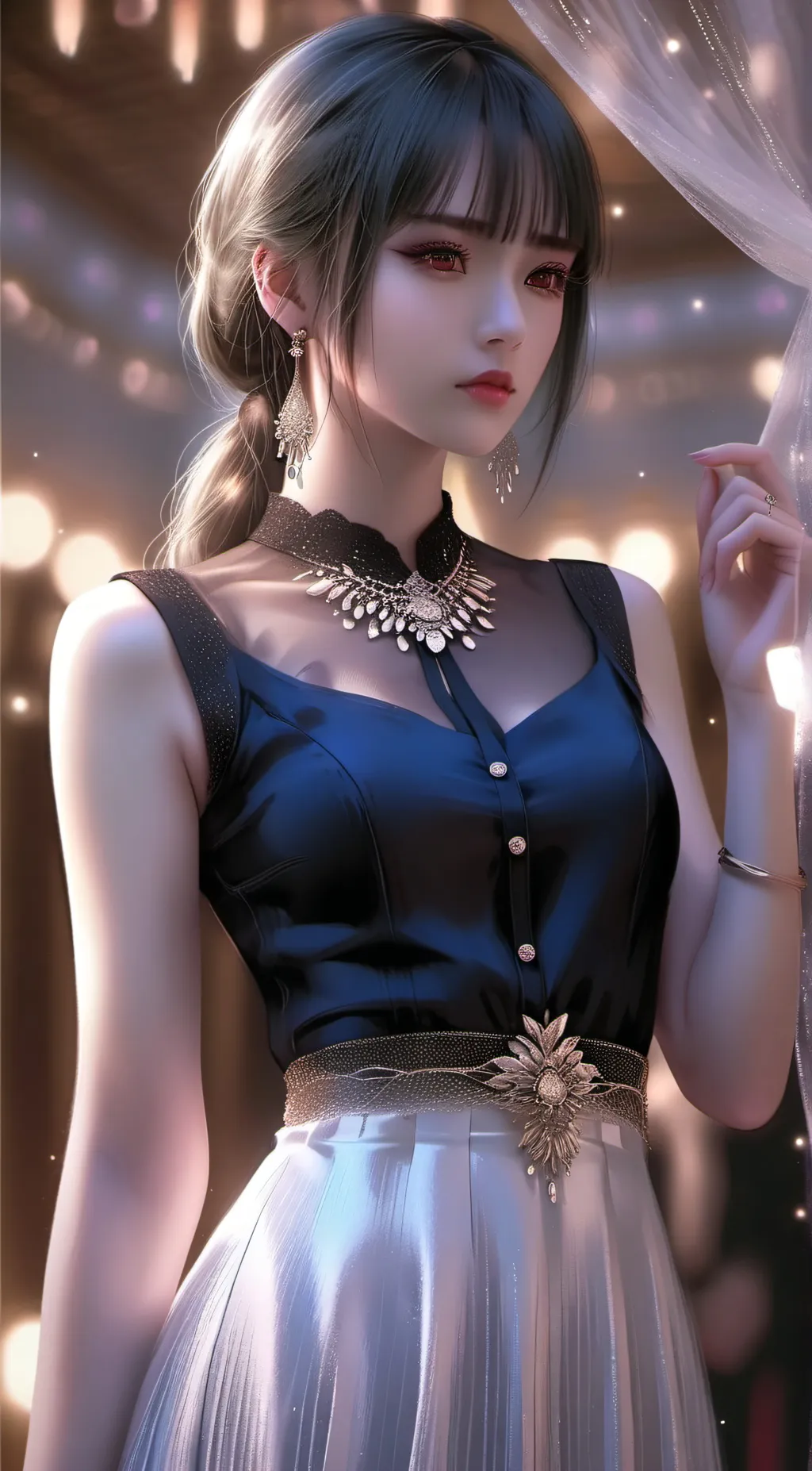 ai character: shainy background