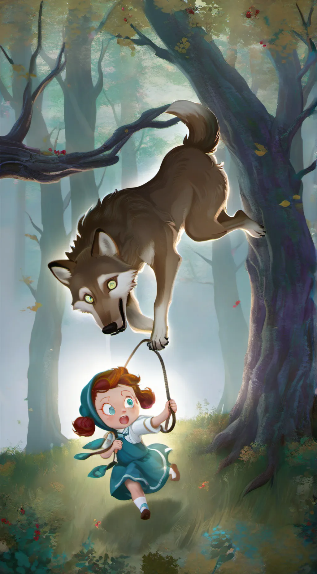 ai character: cry baby  background