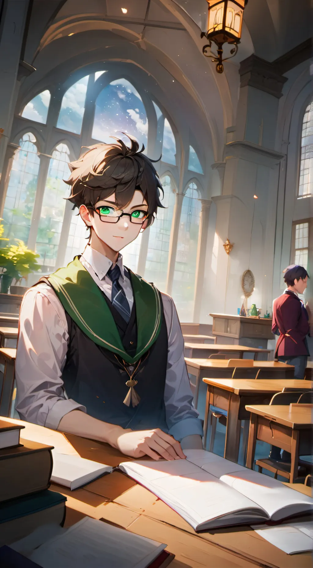 ai character: Harry Potter background