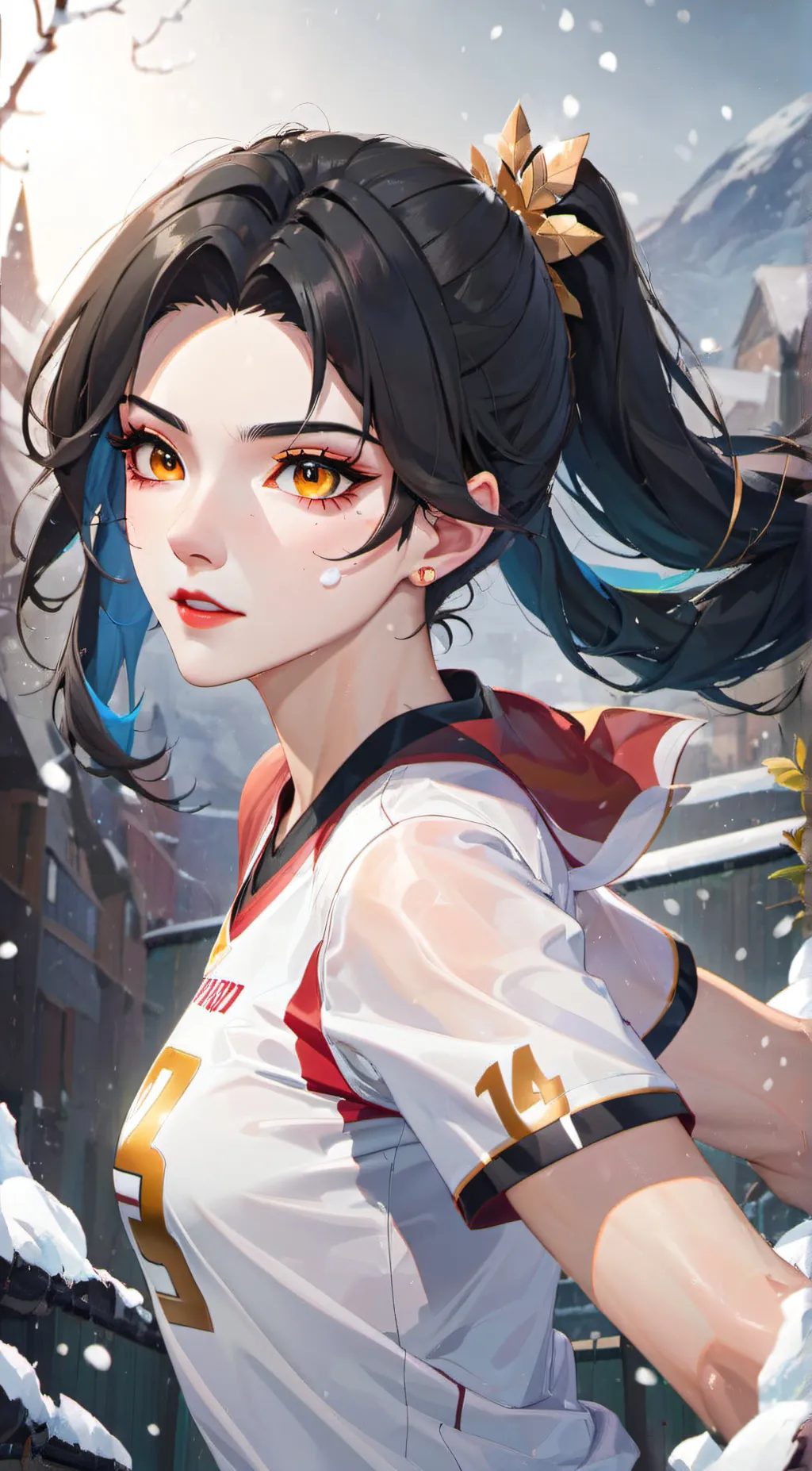 ai character: Mikasa background