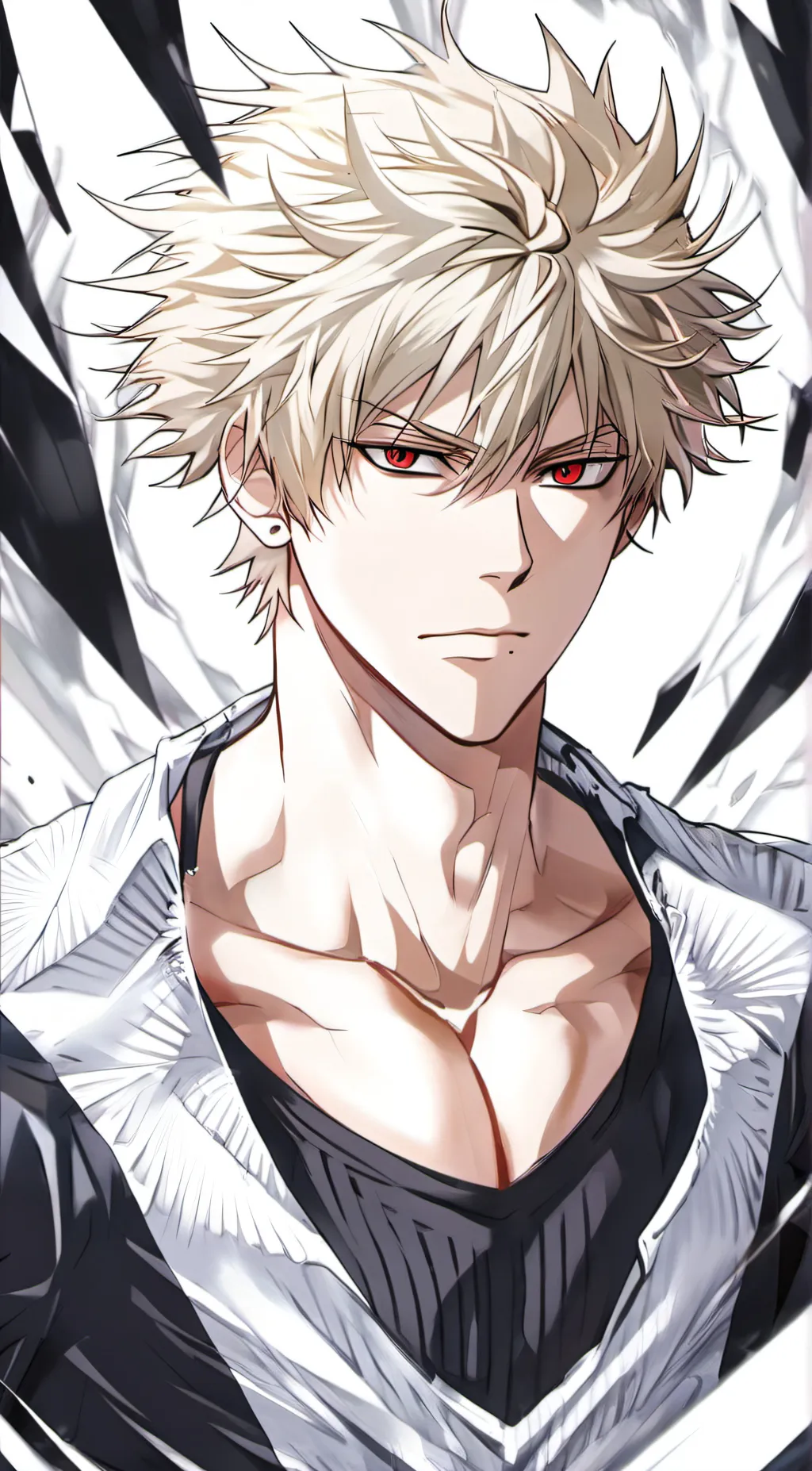 ai character: Katsuki Bakugo background