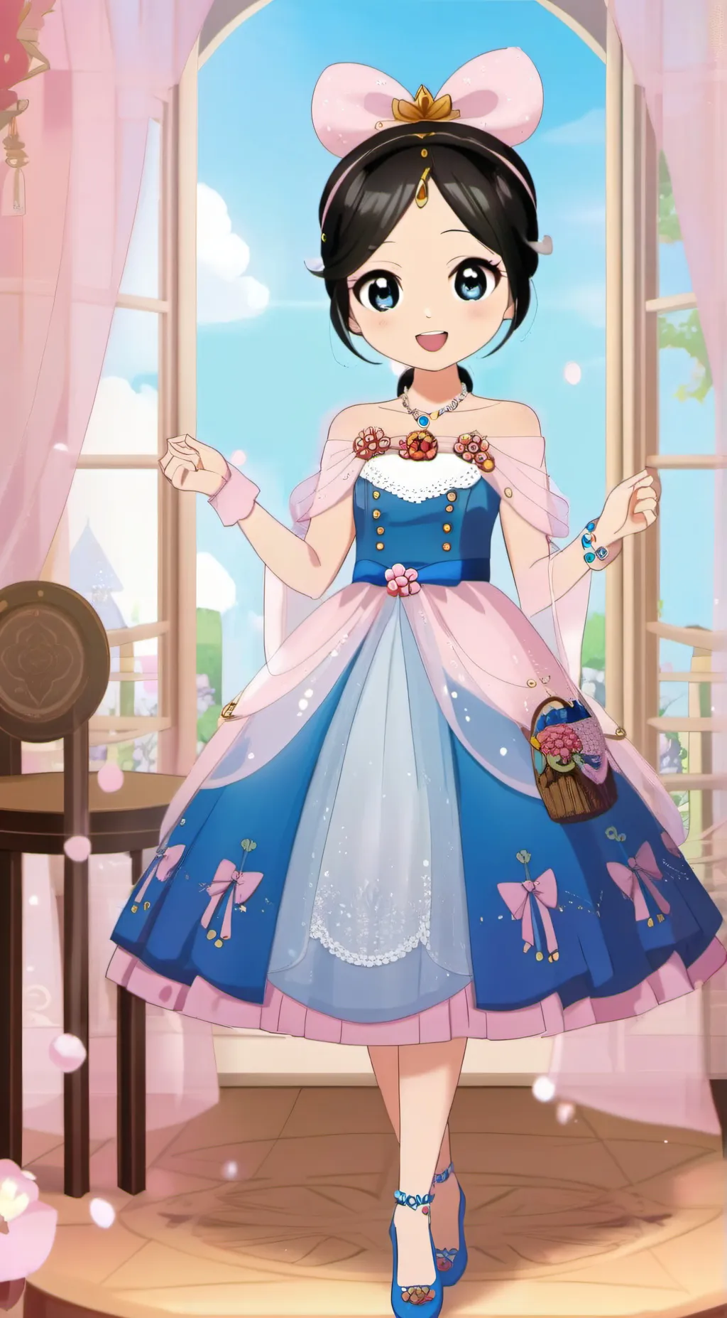 ai character: kc  background