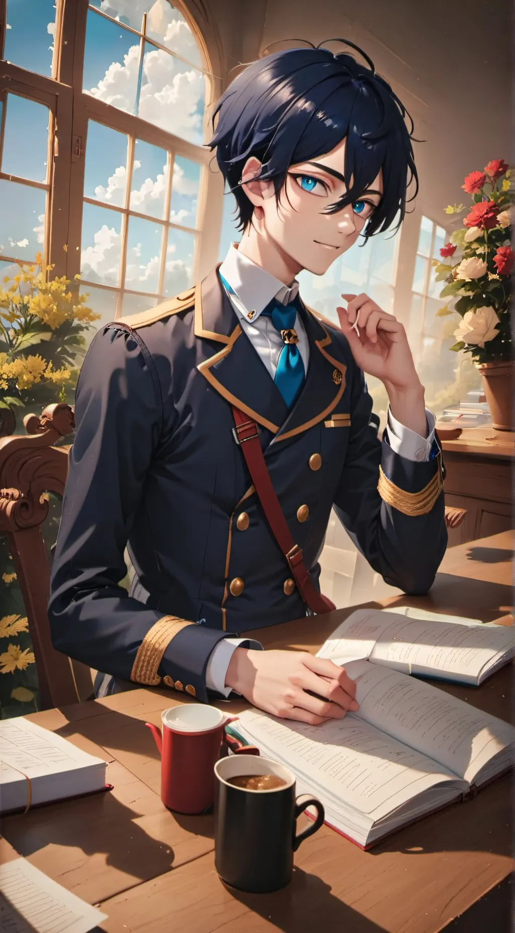 ai character: Philip background