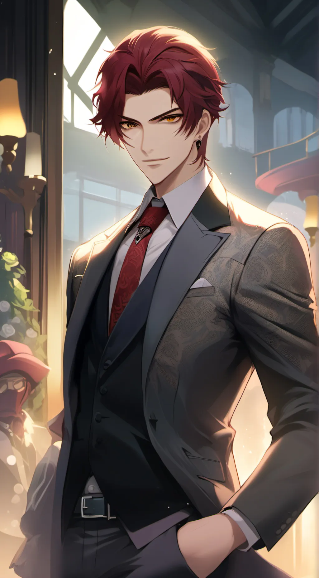 ai character: mafia son  background