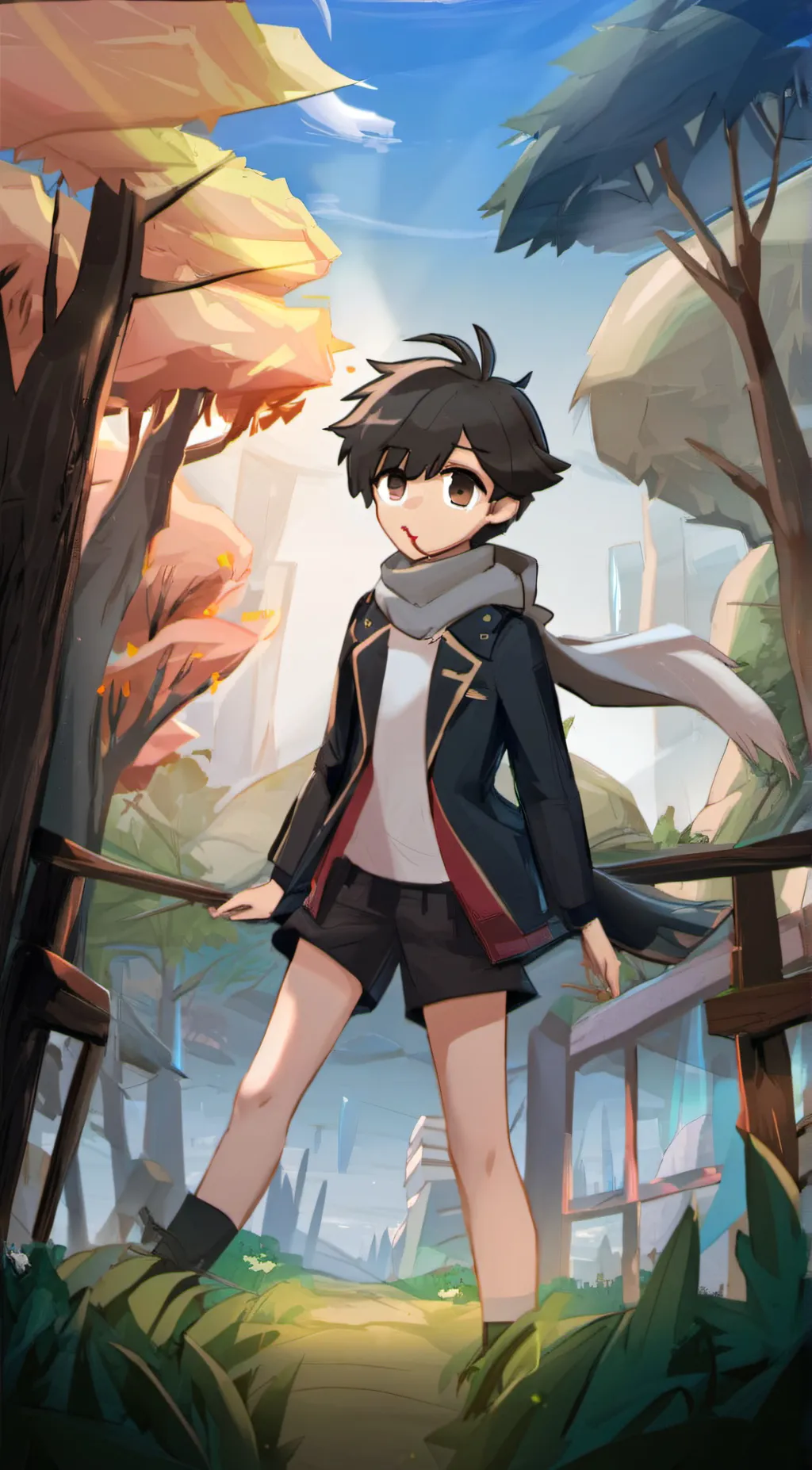 ai character: forrestbono background