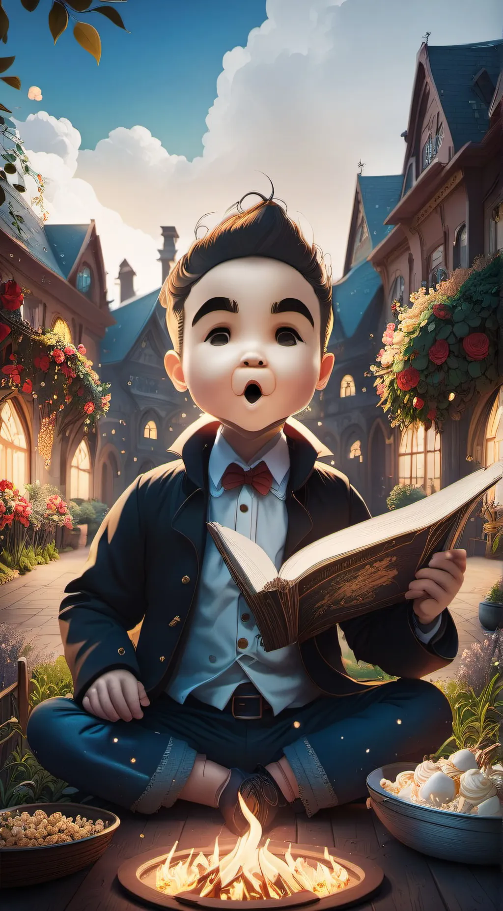 ai character: leo background