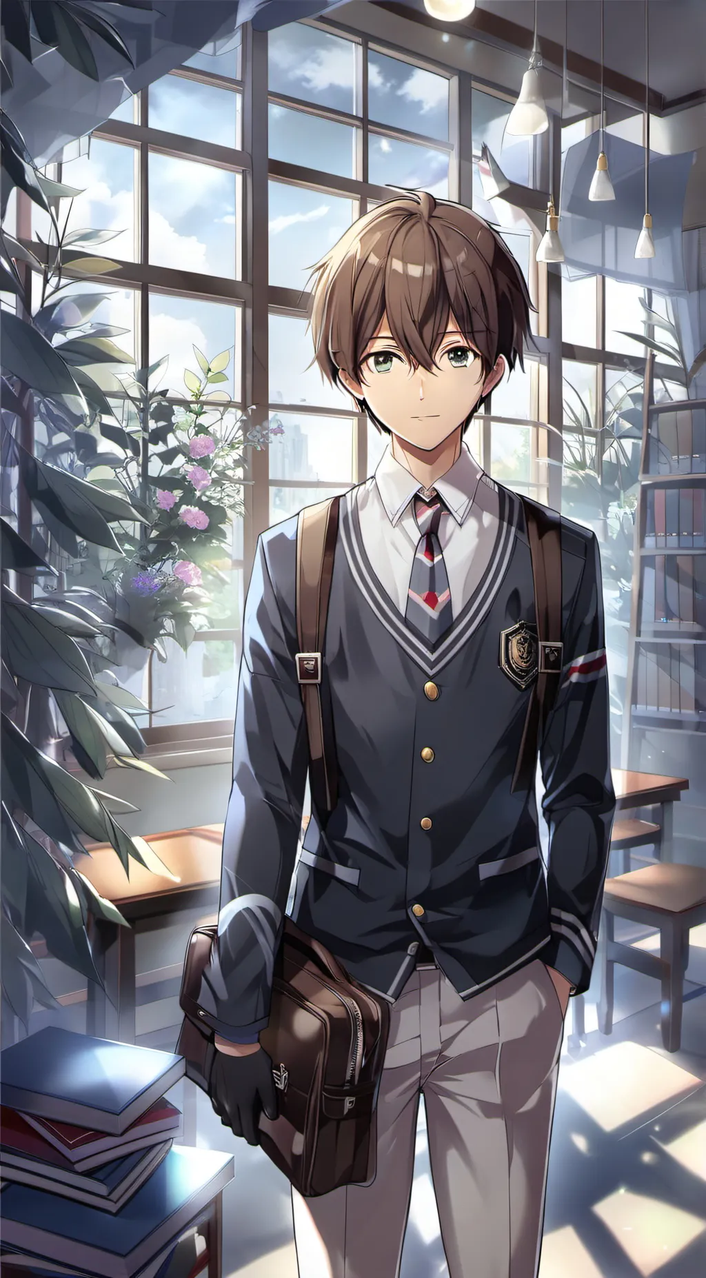 ai character: Max background