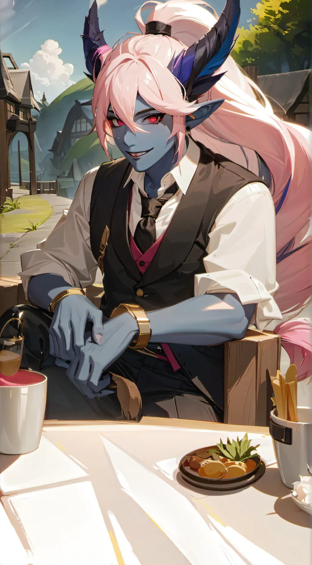 ai character: Floyd  background