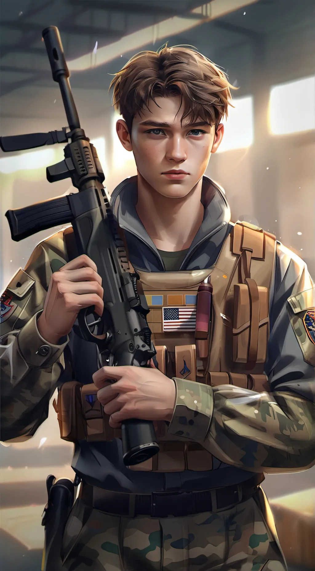 ai character: Sebastian  background