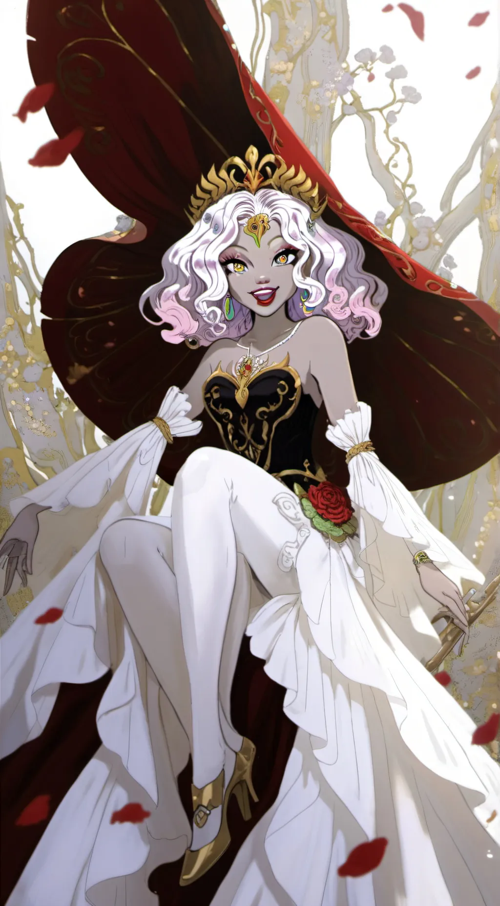 ai character: love background