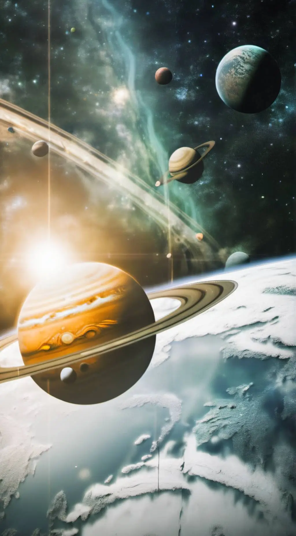 ai character: Solar System background