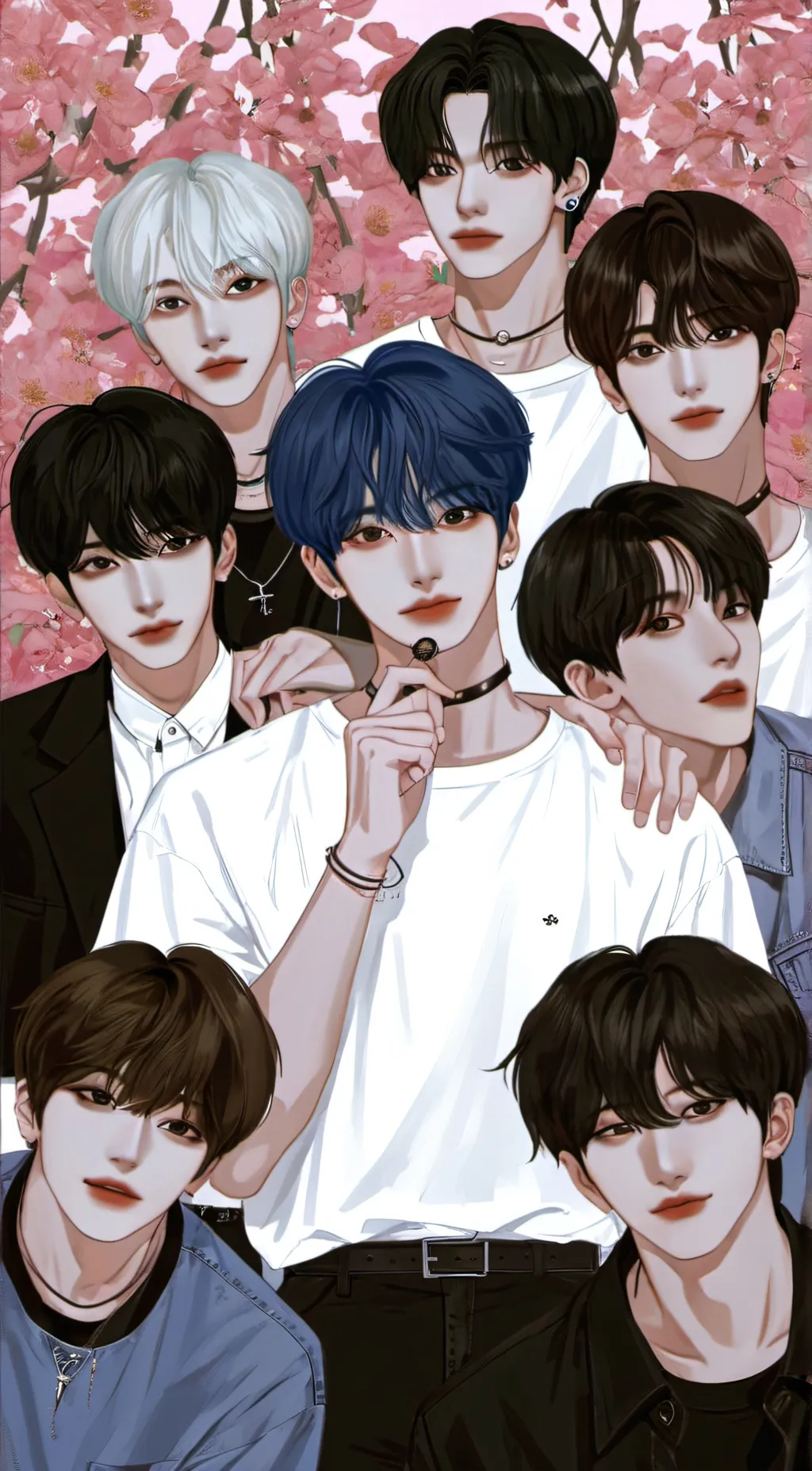 ai character: stray kids background