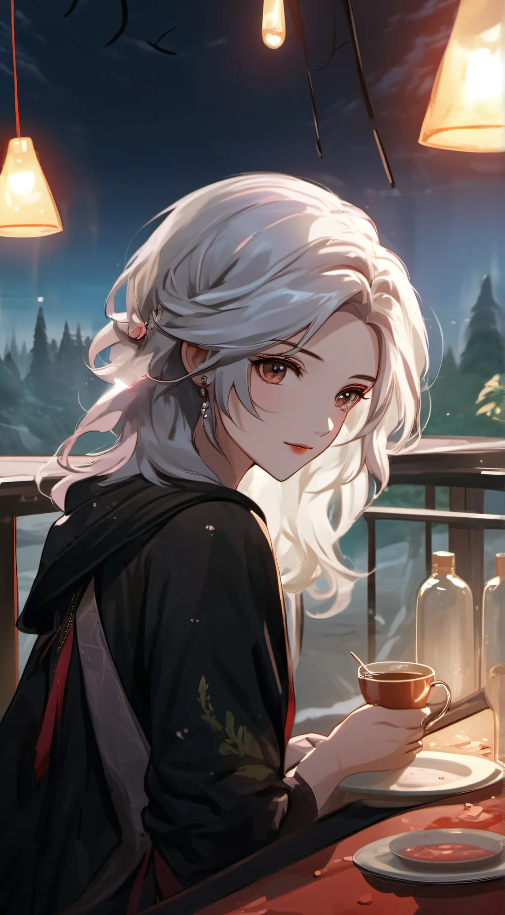 ai character: sister  background