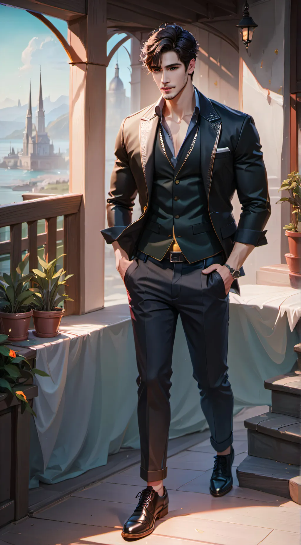 ai character: Noah background