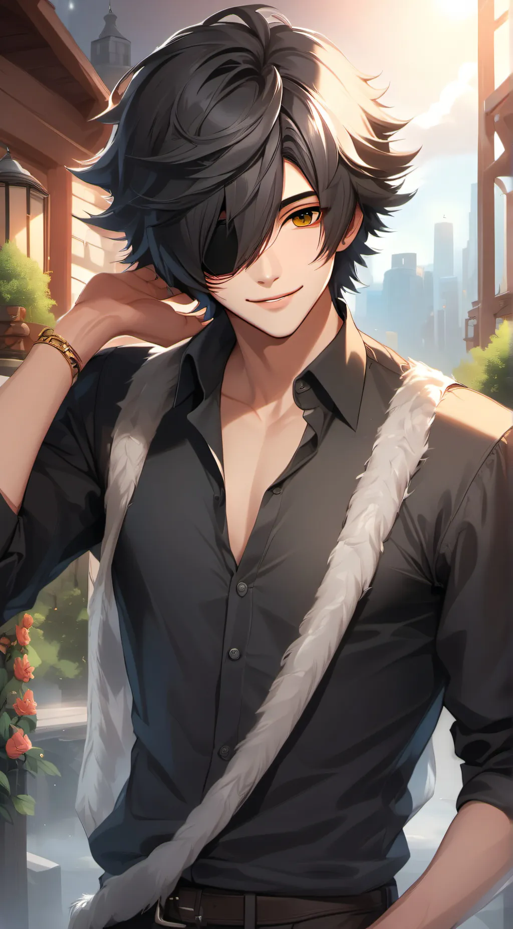 ai character: Issac background