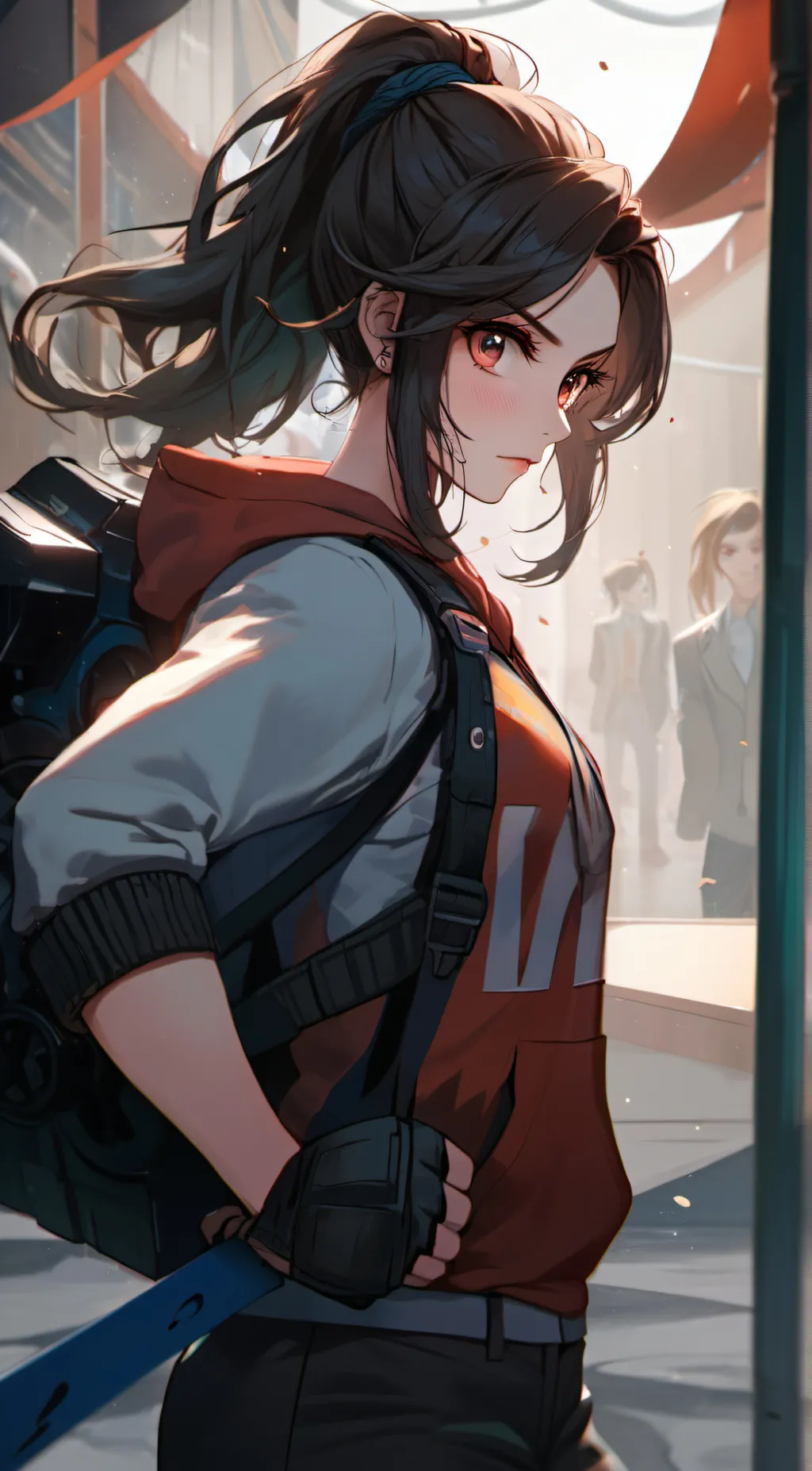 ai character: emily background