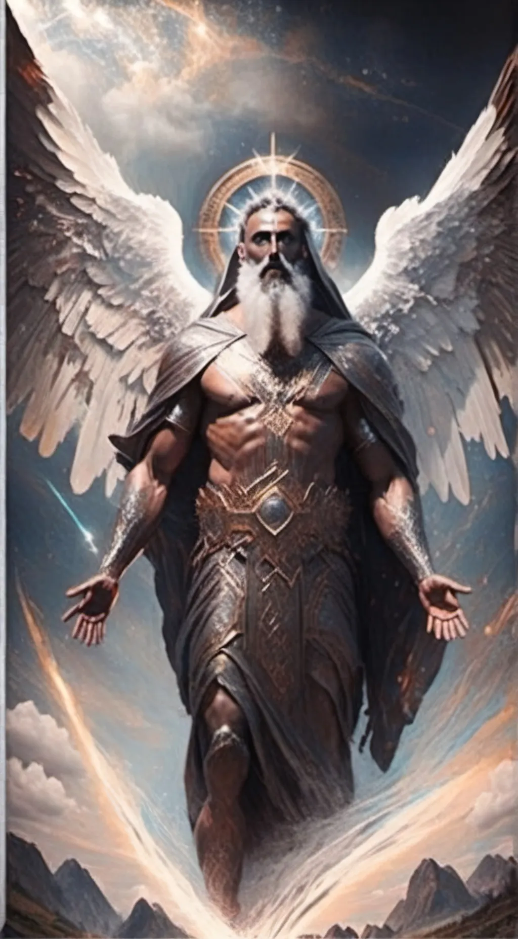 ai character: Dear god background