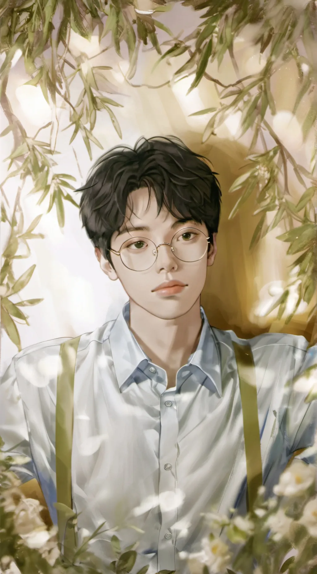 ai character: lyre background