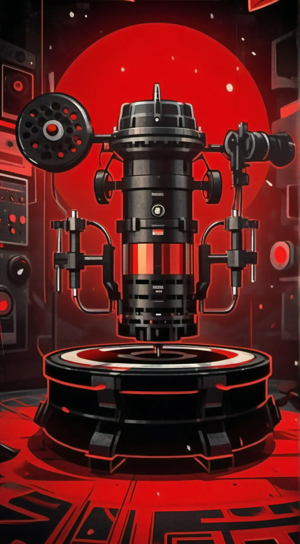 ai character: dark speakerman background