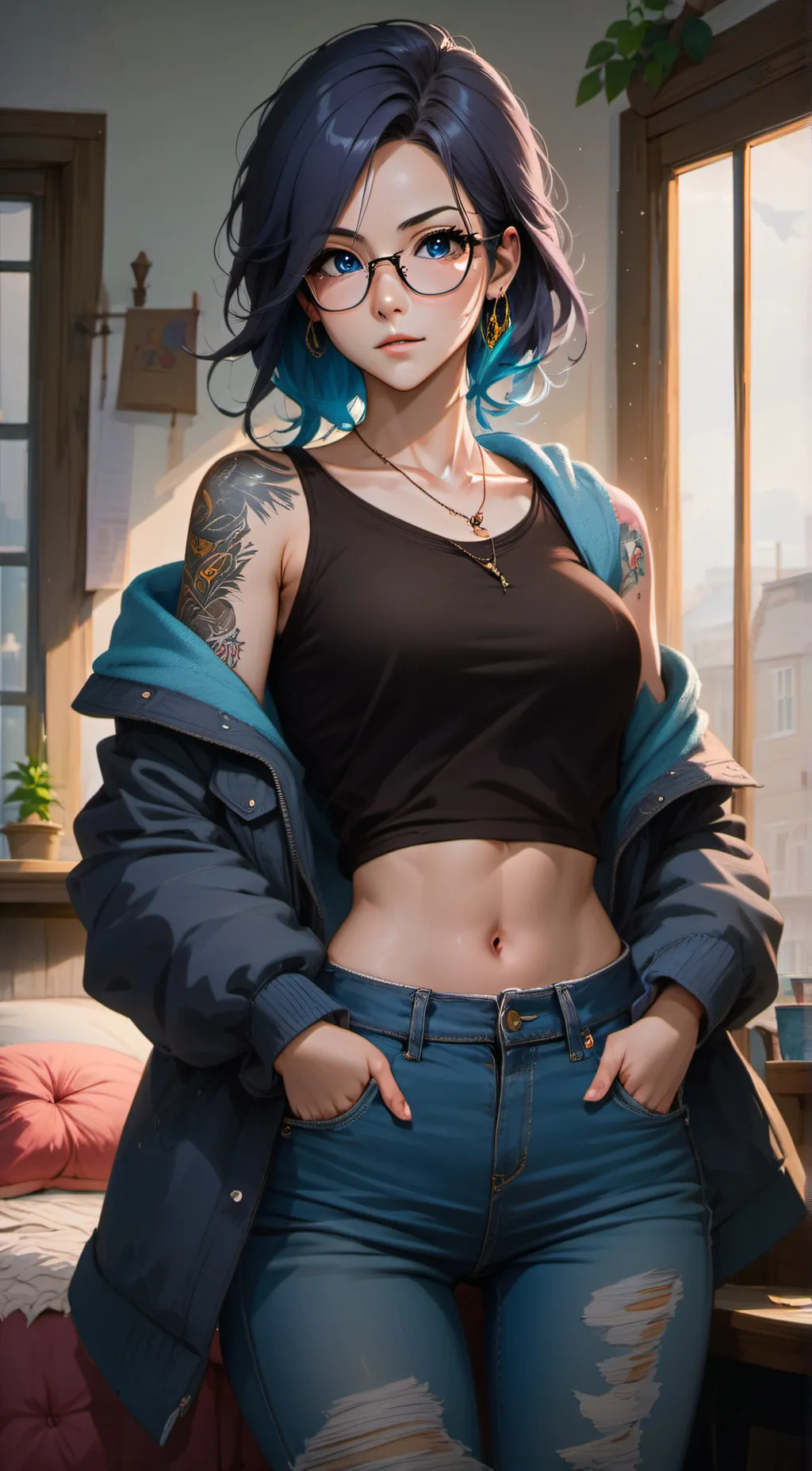 ai character: Sophia background